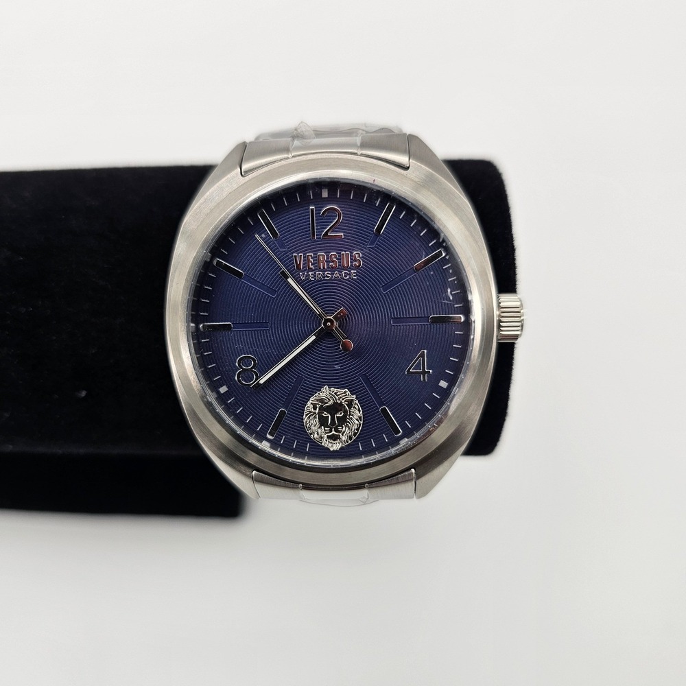 Versus Versace Men Watch Lexington Blue Dial Quartz‎ Silver VSPLI2521 44mm
